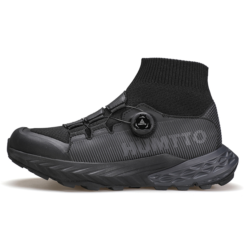 

HUMTTO Высокие уличные кроссовки мужские черные/темно-серые, цвет Dark Gray