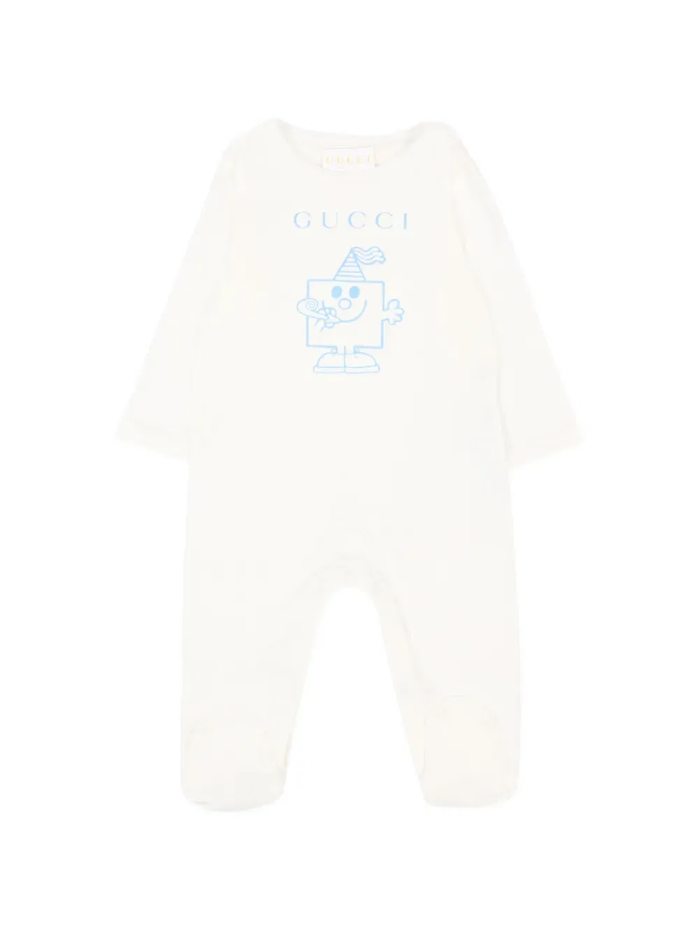 Комбинезон для новорожденного с логотипом Gucci Kids, белый