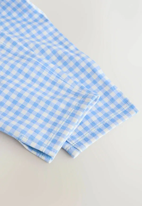 Джеггинсы Next, blue gingham, синяя клетка — фото 3