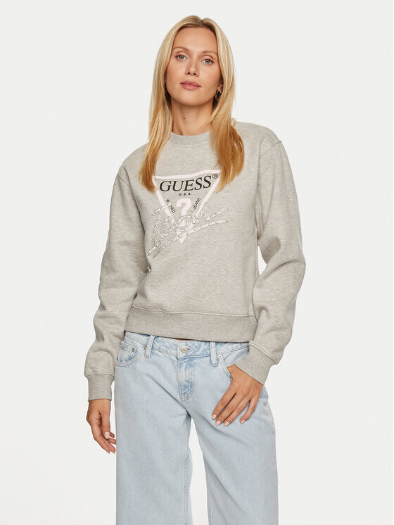 

Толстовка свободного кроя Guess, серый