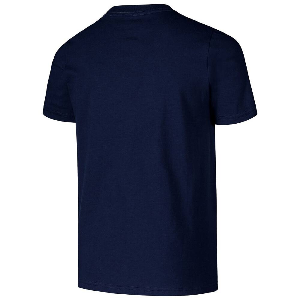Молодёжная темно-синяя футболка с основным логотипом Minnesota Timberwolves Outerstuff, цвет Mtw Navy — фото 4