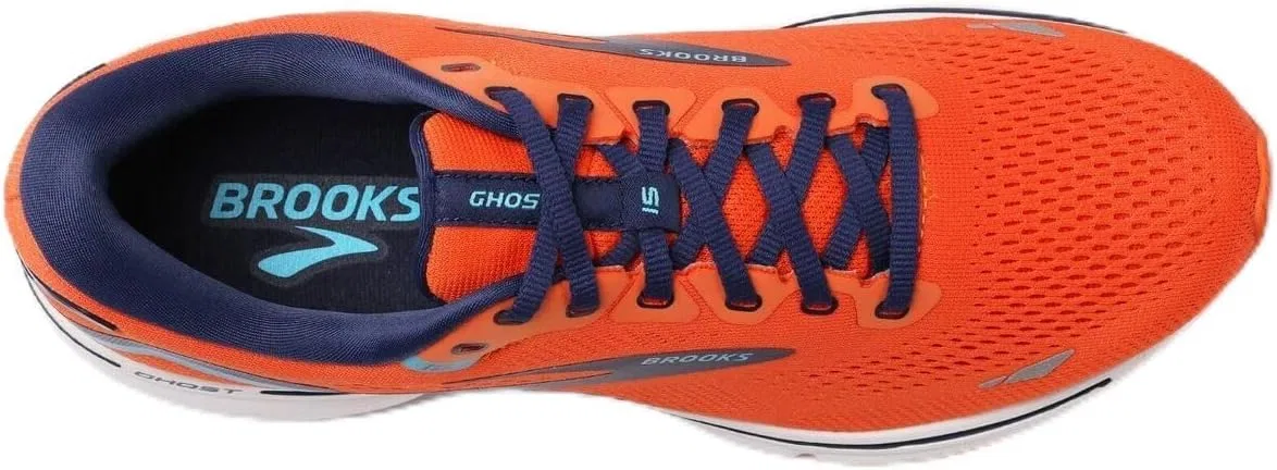 Мужские беговые кроссовки Brooks Ghost 15 нейтрального цвета, Black/Ebony/Nightlife