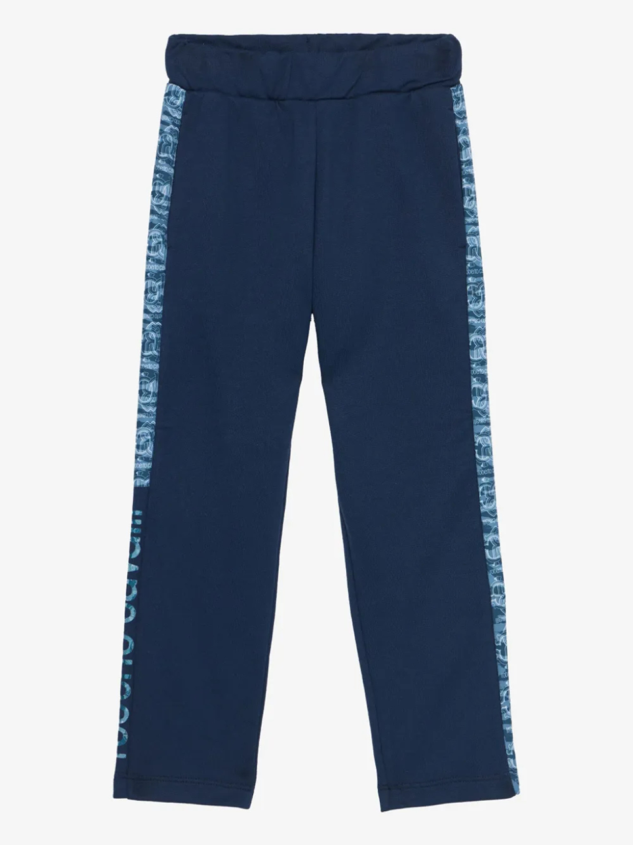 

Спортивные брюки с логотипом Roberto Cavalli Junior, синий