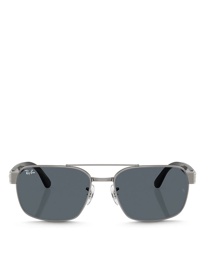 

Квадратные солнцезащитные очки, 58 мм Ray-Ban, синий