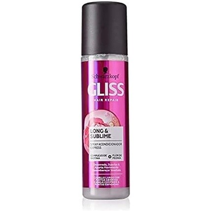 

Schwarzkopf Gliss Long And Sublime Кондиционер-спрей-экспресс 200 мл, Розовый, Schwarzkopf Gliss Long And Sublime Кондиционер-спрей-экспресс 200 мл