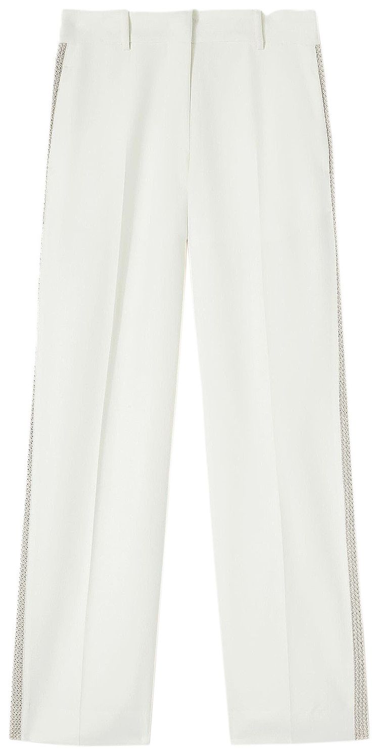 

Брюки Palm Angels Knit Tape Suit Pants 'Off White', белый