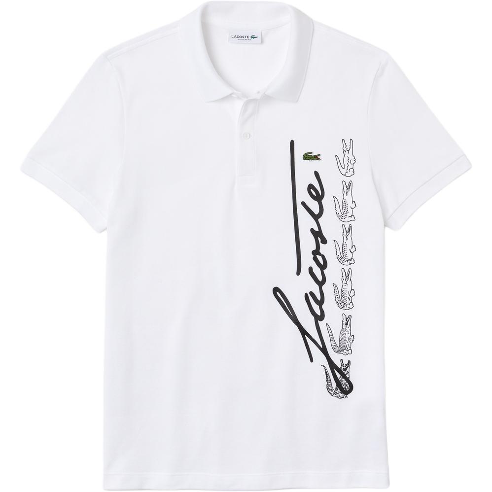 

LACOSTE Белая поло для мужчин