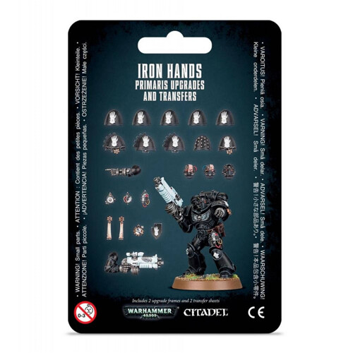 

Фигурки Iron Hands Primaris Upgrades & Transfers Games Workshop