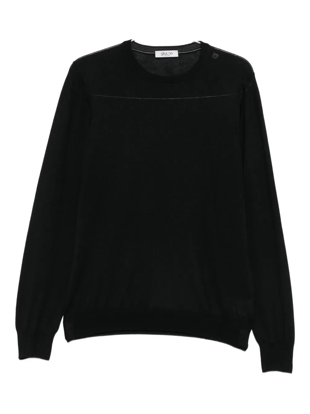 

Свитер с круглым вырезом Giuuno, черный