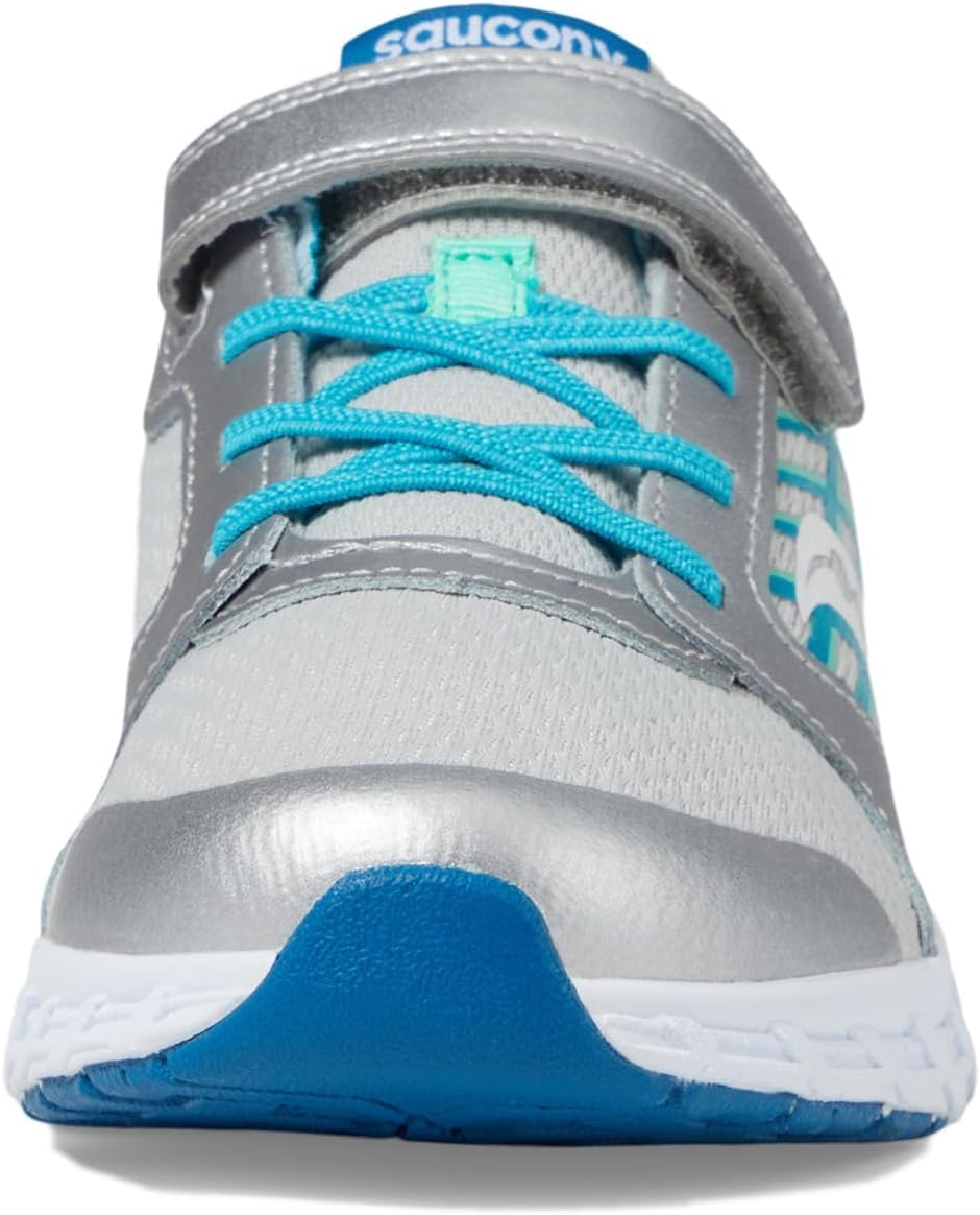 Кроссовки Saucony Unisex-Child Wind Alternative Closure 2.0, бирюзовый — фото 4