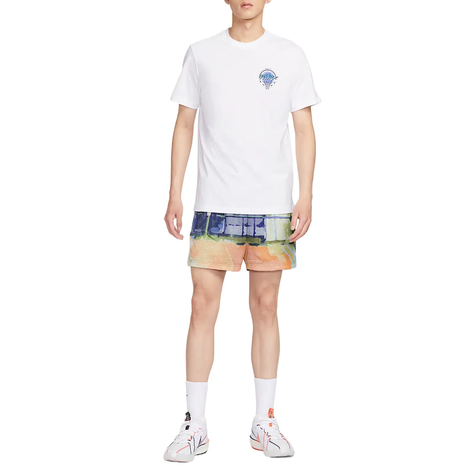 Спортивные шорты Nike Dri Fit SS25 Peacock Green/Light Ivory White — фото 4