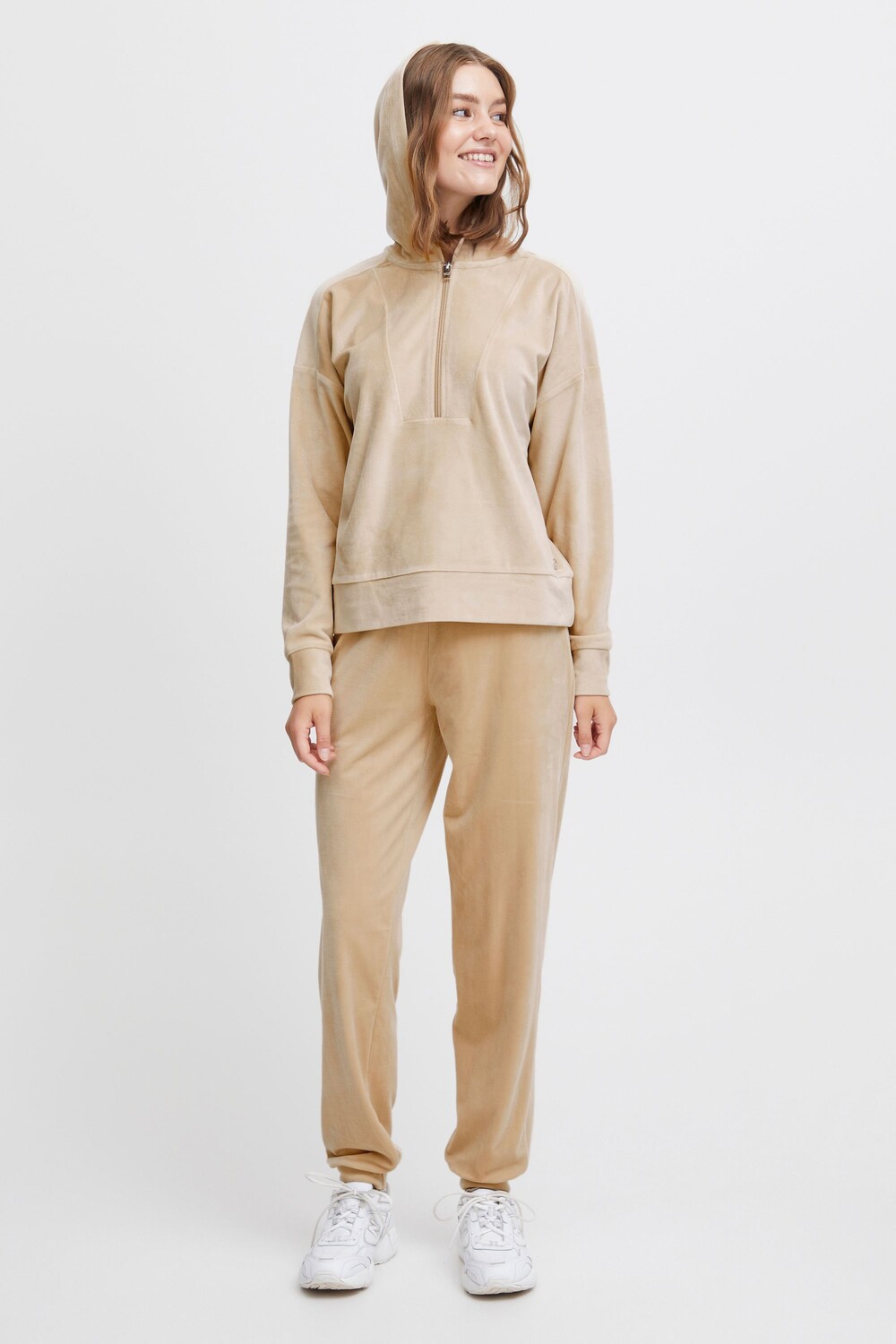 

Комбинезон Oxmo Kapuzensweatjacke OXMitty Sweat set, серый