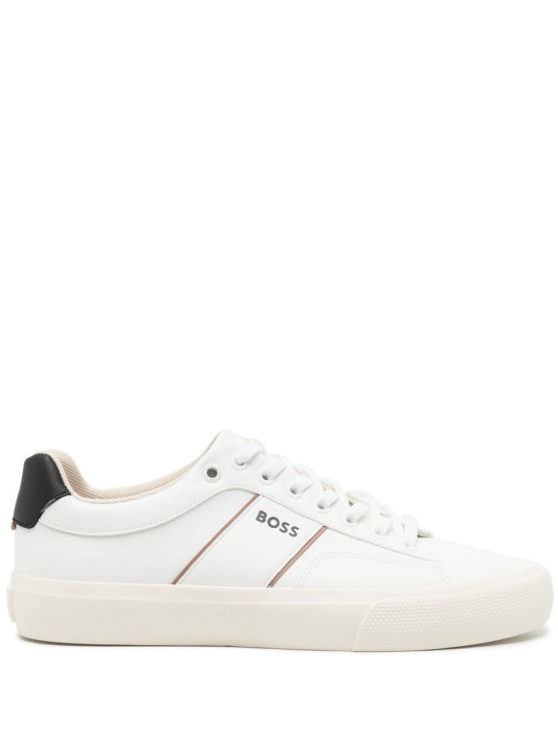 

BOSS кожаные кроссовки Aiden, белый