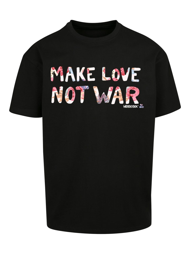 

Футболка F4NT4STIC Woodstock Make Love Not War Festival, черный