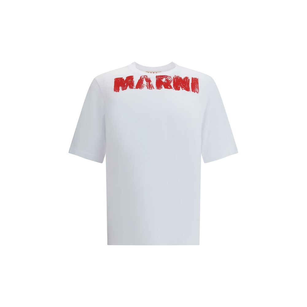 

Футболка с логотипом Marni, белый