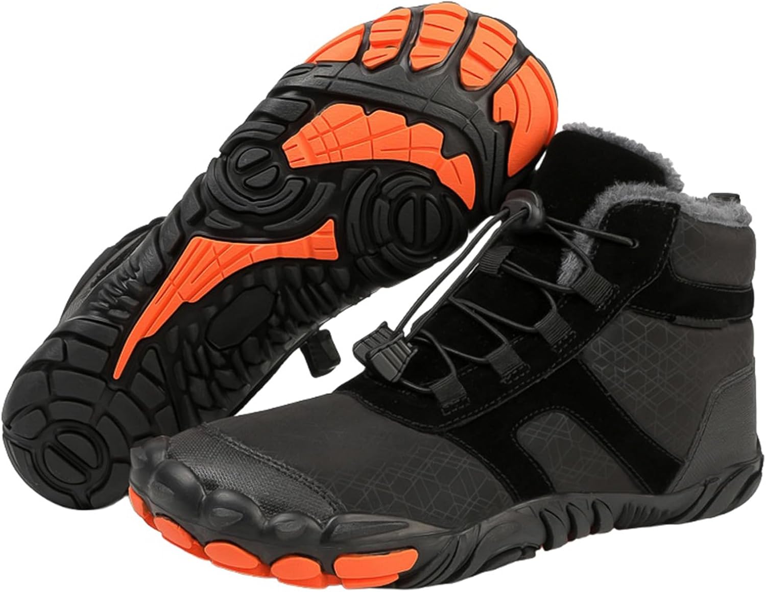 

Женские и мужские походные ботинки, водонепроницаемые, удобные, с меховой подкладкой Lghlmcl, черный