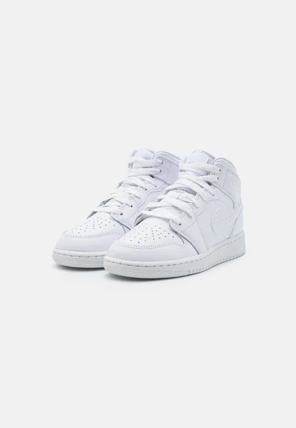 Кроссовки баскетбольные Air 1 mid Jordan, белый — фото 2