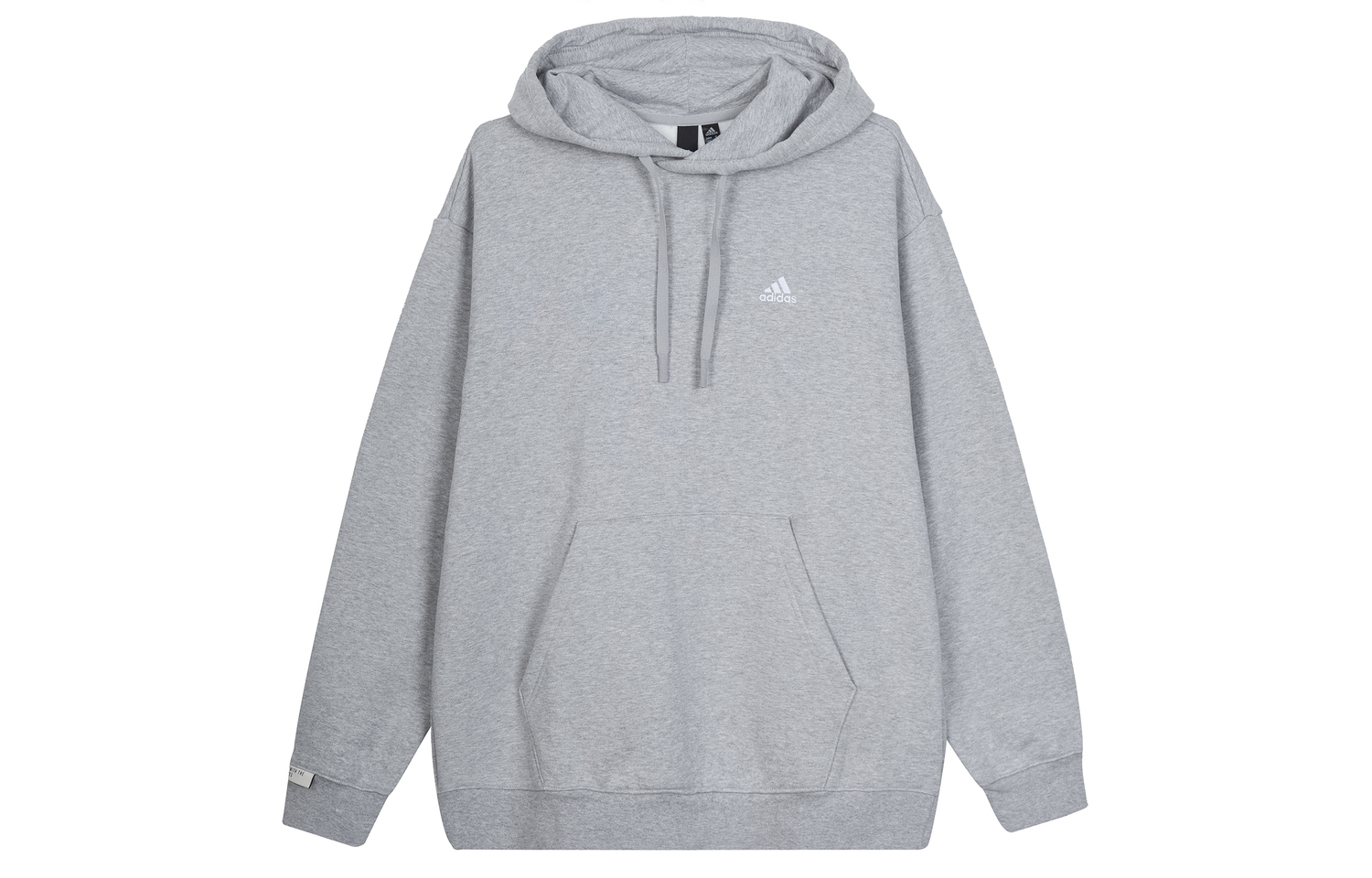Футболка Adidas мужская средняя, цвет хизер серый — фото 2