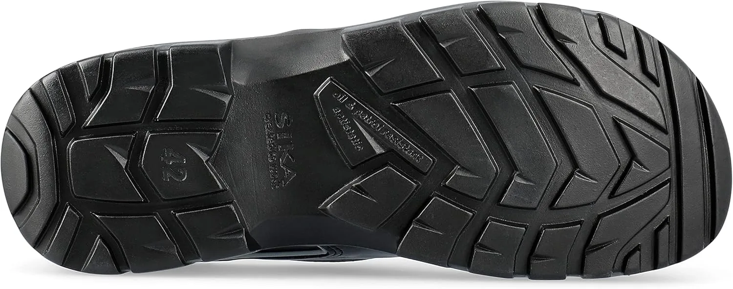Рабочие сабо SIKA Unisex Proflex с закрытой конструкцией и технологией ProNose, нескользящая полиуретановая подошва, кожа Permair, амортизирующая защитная обувь для фермеров, строителей и промышленных рабочих, черный — фото 4