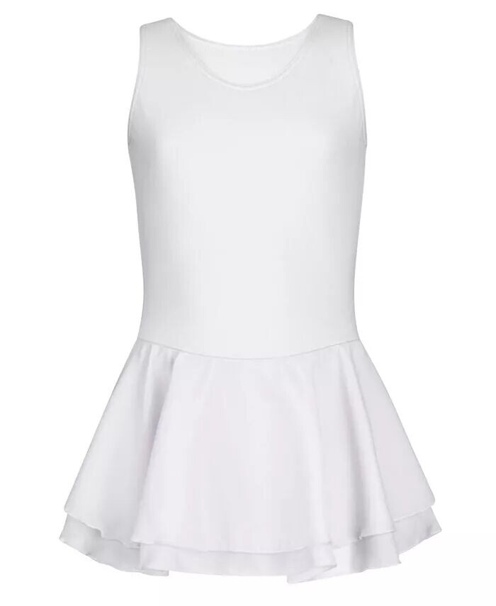 

Платье-майка с двухслойной юбкой для девочек Capezio, белый