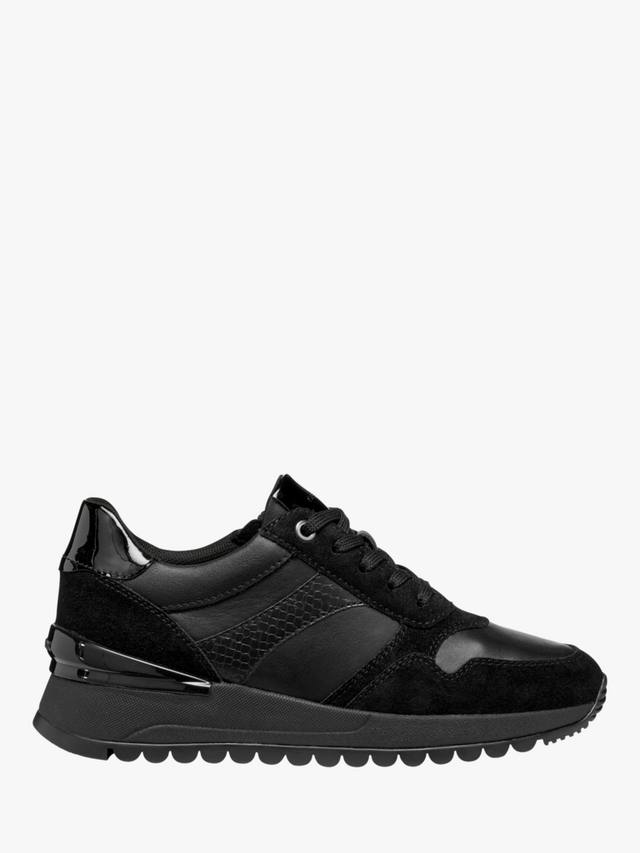 Desya замшевые кроссовки со шнурками Geox, Black