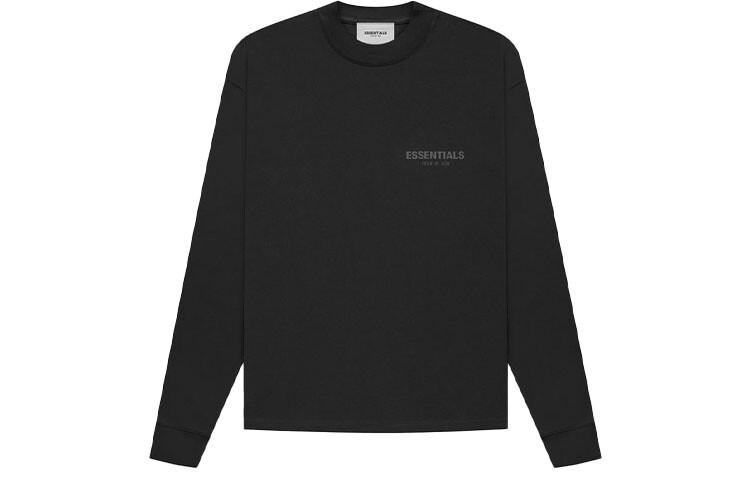 

Футболка FW21 унисекс черная Fear Of God Essentials, черный