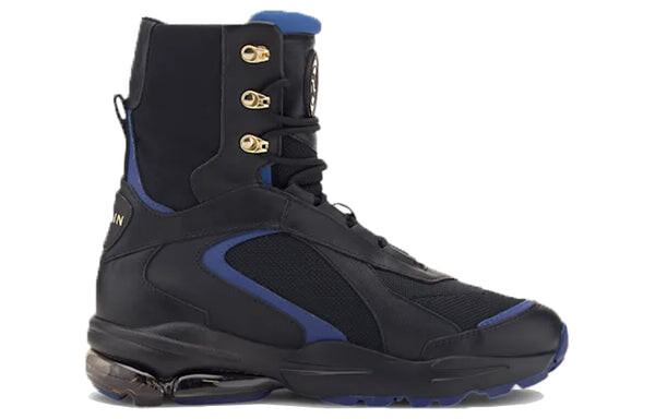 Кроссовки balmain x cell stella mid 'black' Puma, черный — фото 2