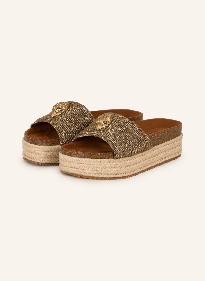 

Мюли kensington с драгоценными камнями Kurt Geiger, бежевый