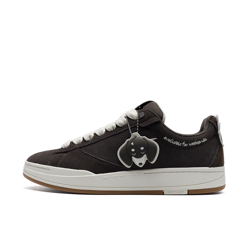 

Кроссовки XTEP Skateboarding Shoes Men Low-top Bear Brown/tea White, коричневый