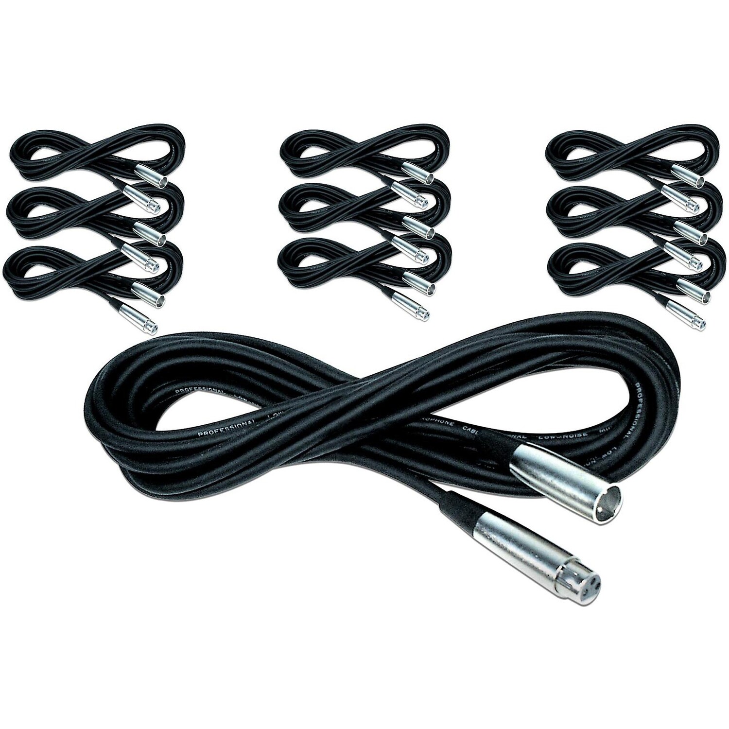 

Микрофонный кабель Musician's Gear Lo-Z, 20 футов, упаковка из 10 шт.