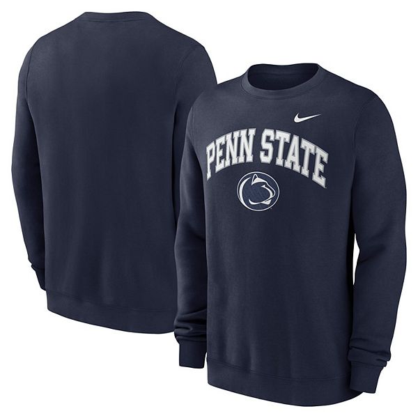 Мужской свитшот с арочным принтом Penn State Nittany Lions в темно-синем цвете Nike — фото 2