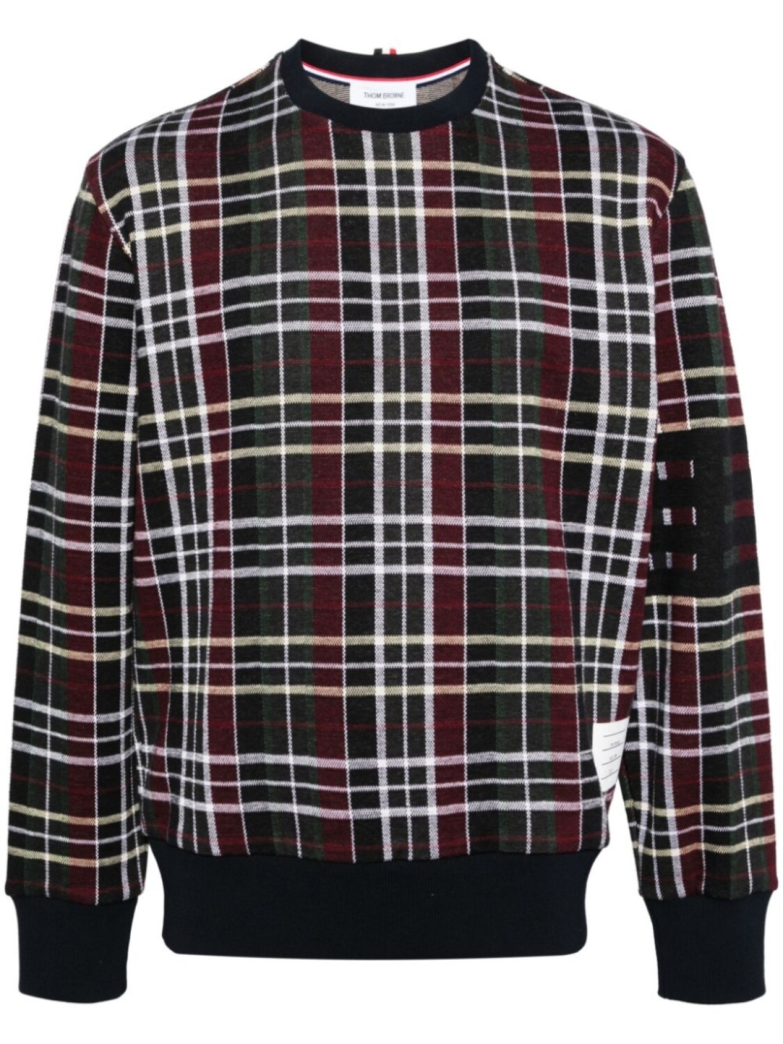 

Thom Browne свитер в клетку, зеленый