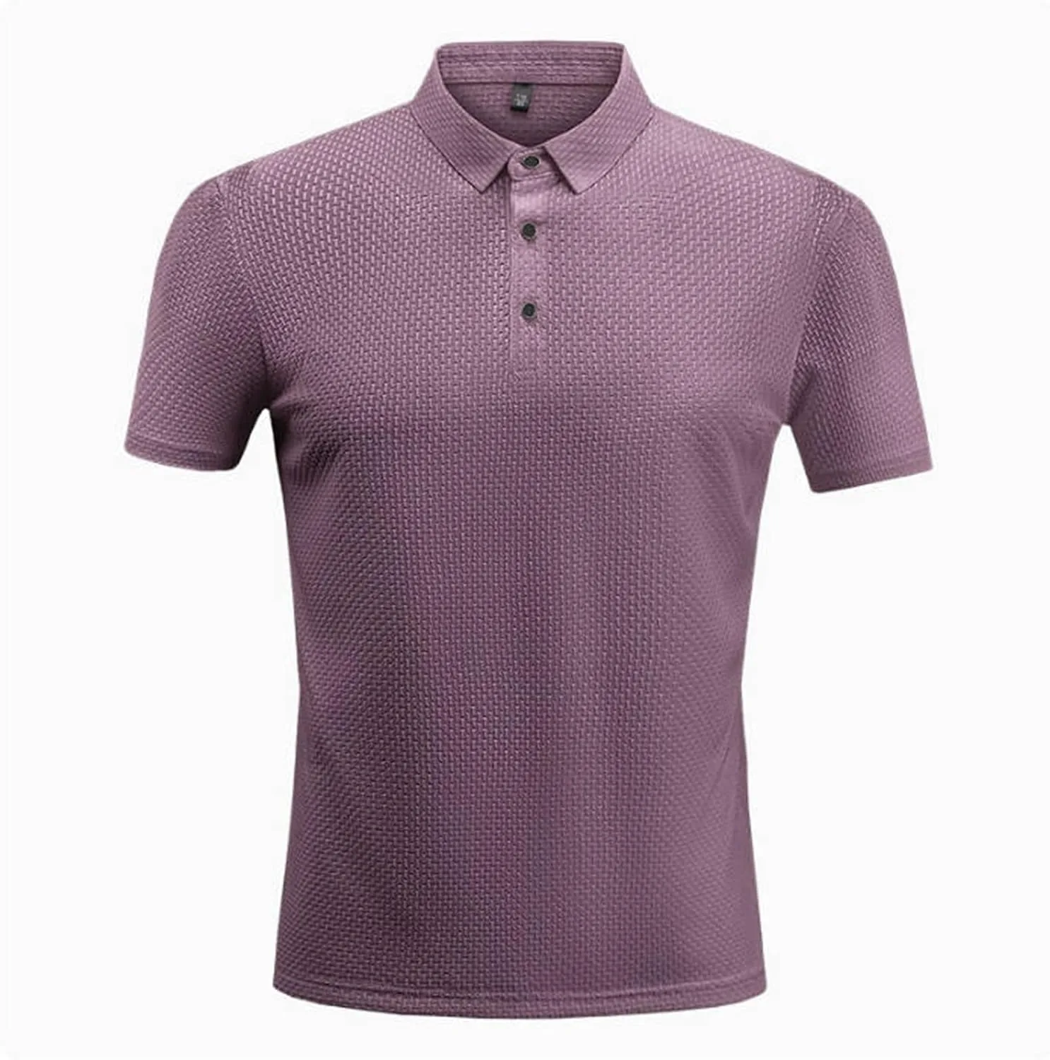 

Мужская поло с ребристой текстурой из текстурированной сетки Ice Silk