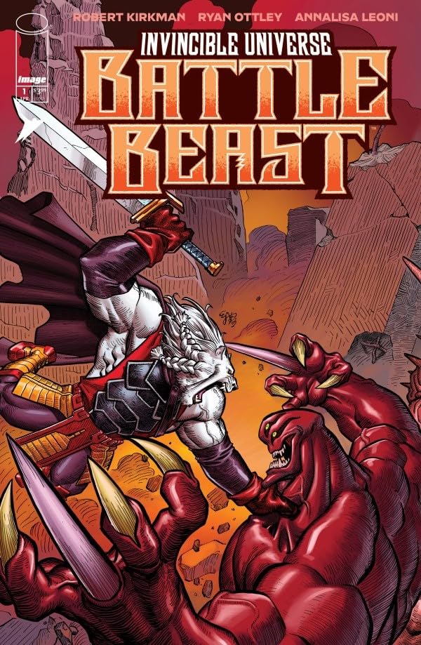 

Battle Beast #1 E.J. Su Connecting 1:10 Ratio Variant Cover with Rated Comics Acrylic Backer