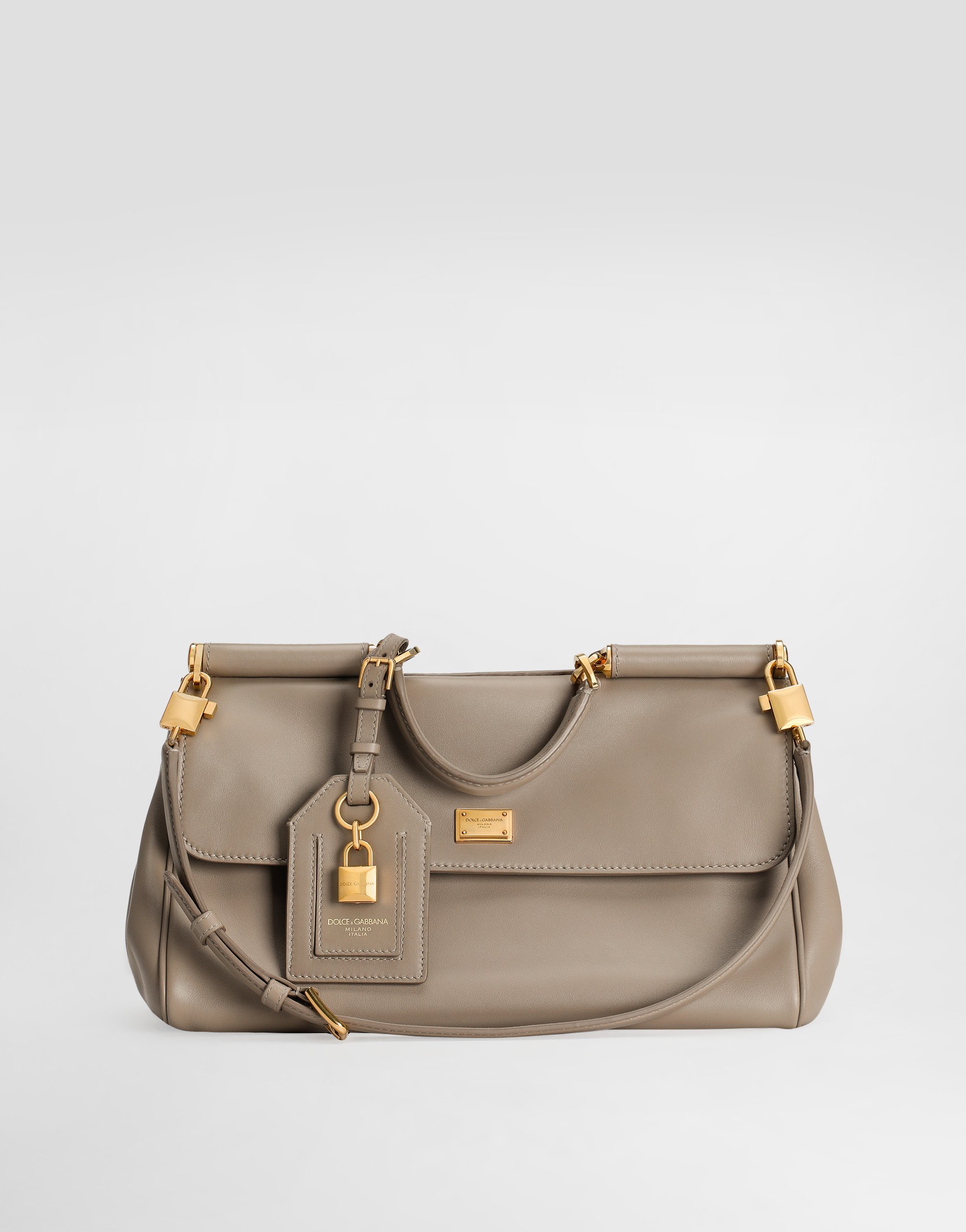 

Моя сумка sicily из телячьей кожи plongé Dolce & Gabbana, бежевый