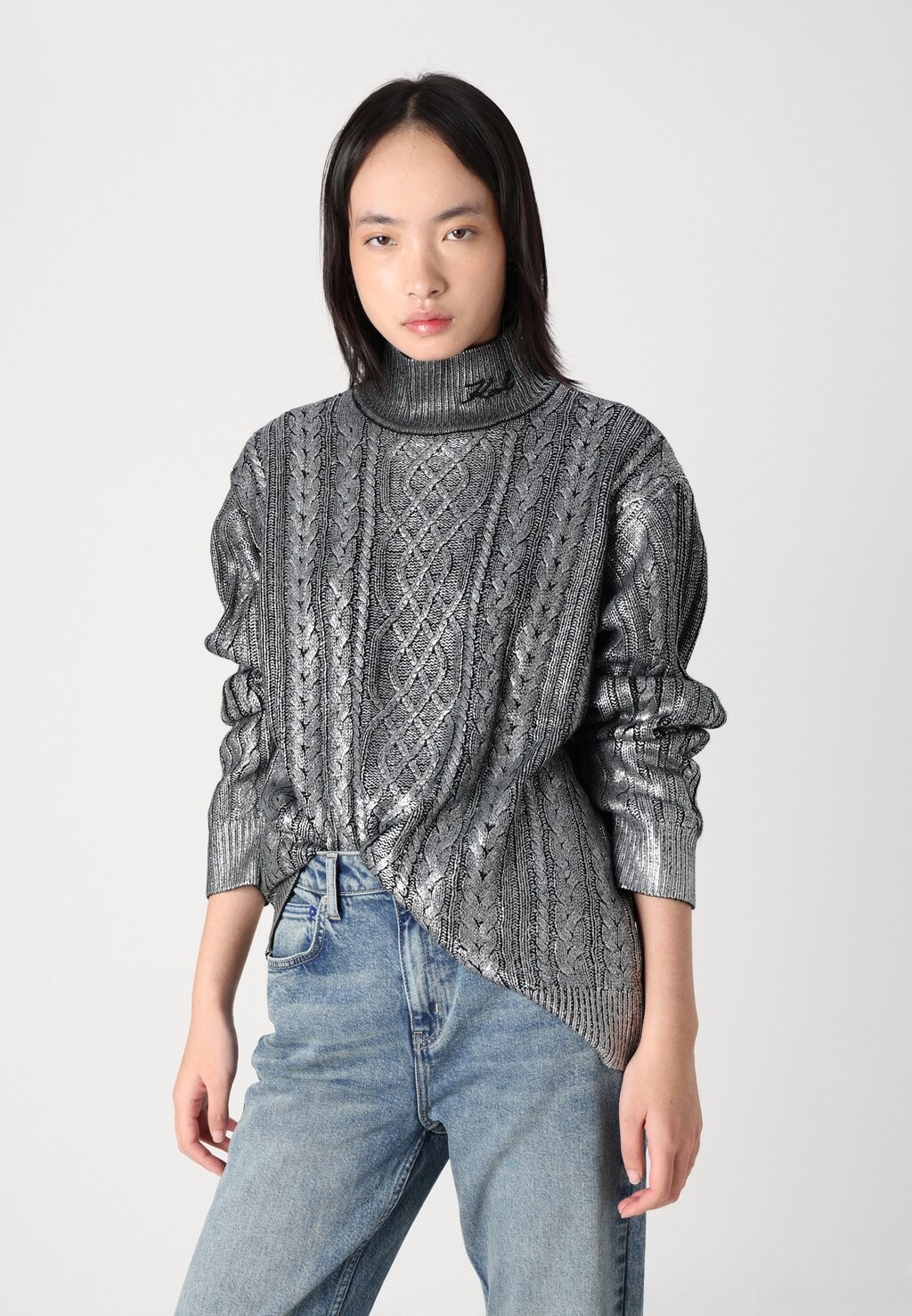 

Джемпер SWEATER KARL LAGERFELD, серый