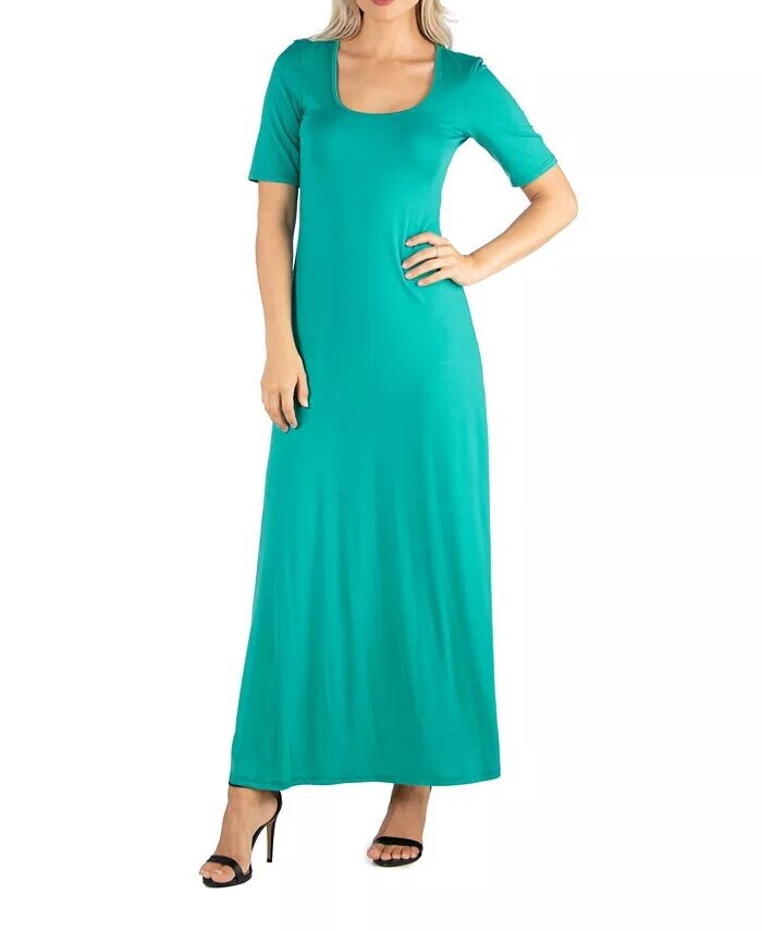 

Женское повседневное макси-платье 24seven Comfort Apparel, зеленый