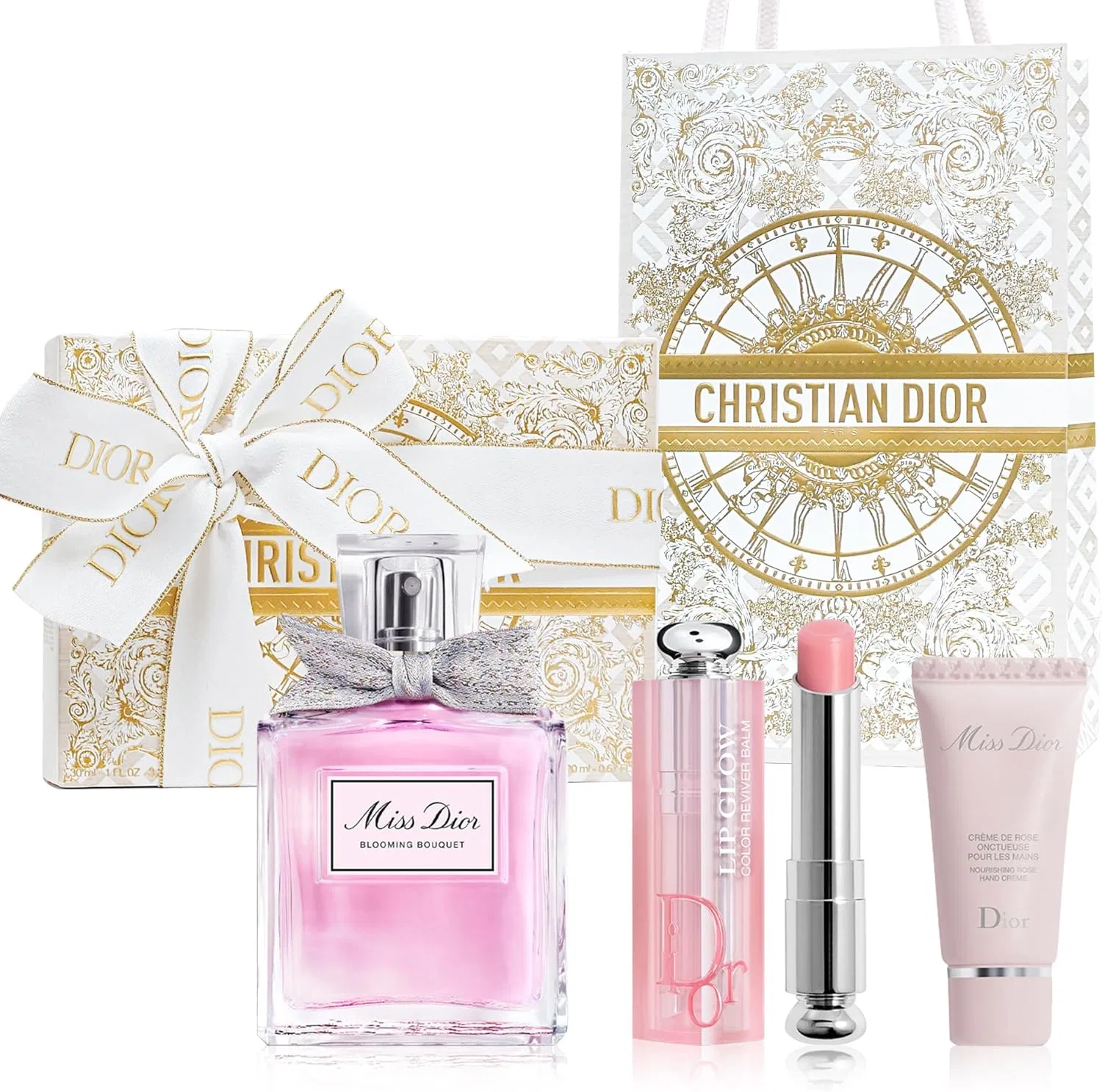 Набор косметики Miss Dior Dior: туалетная вода, бальзам для губ, крем для рук, 30 мл