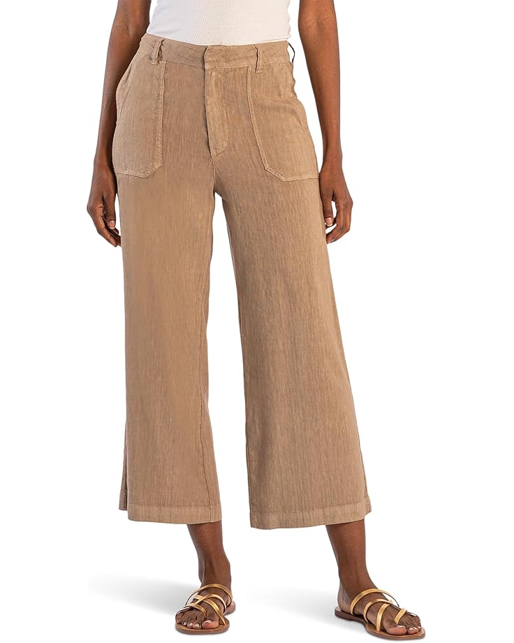

Джинсы KUT from the Kloth Topaz-Wide Leg Pant W/Porkchop Pockets, хаки