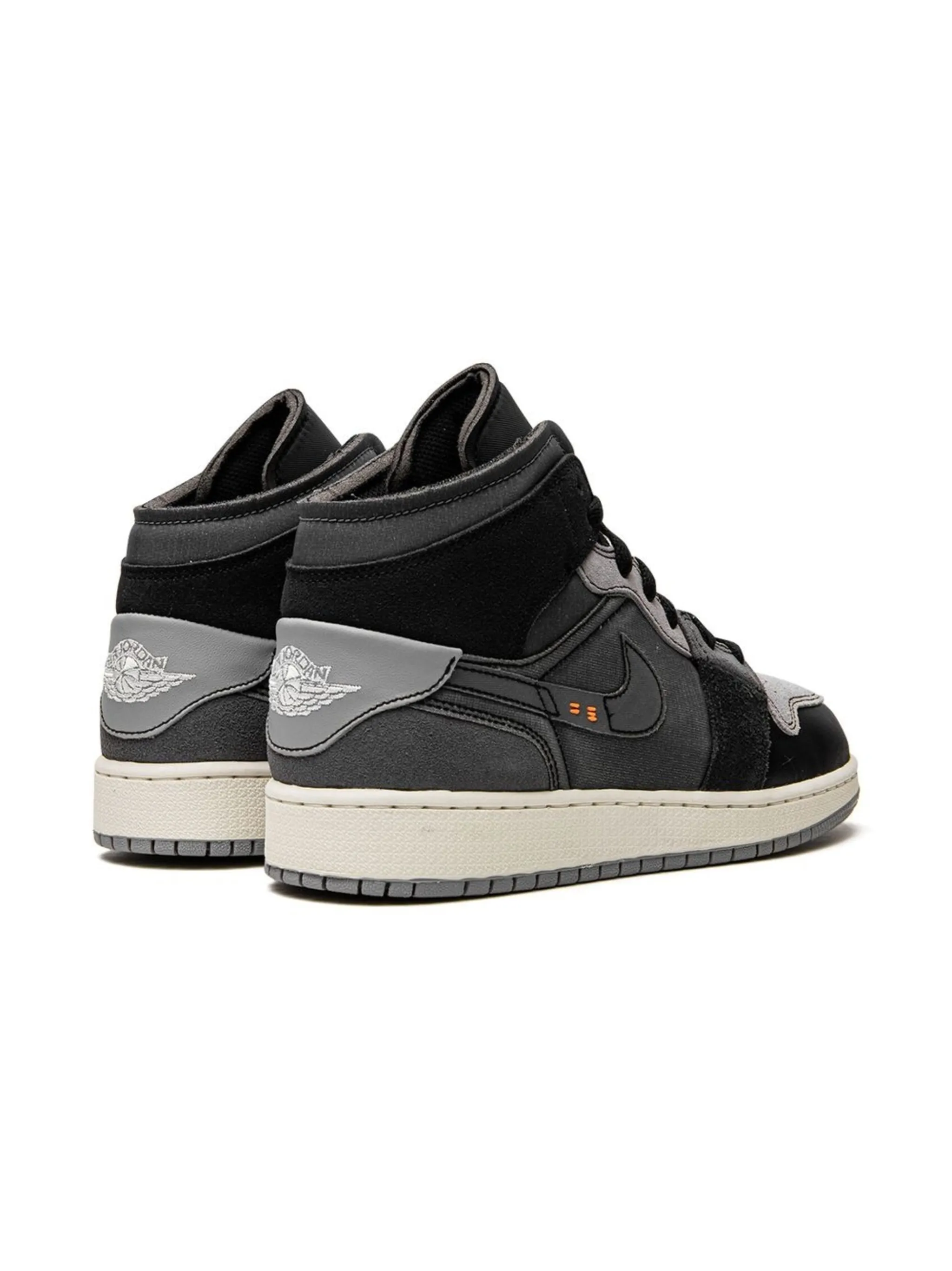 Кроссовки Air Jordan 1 Mid SE Craft Jordan Kids, черный — фото 3