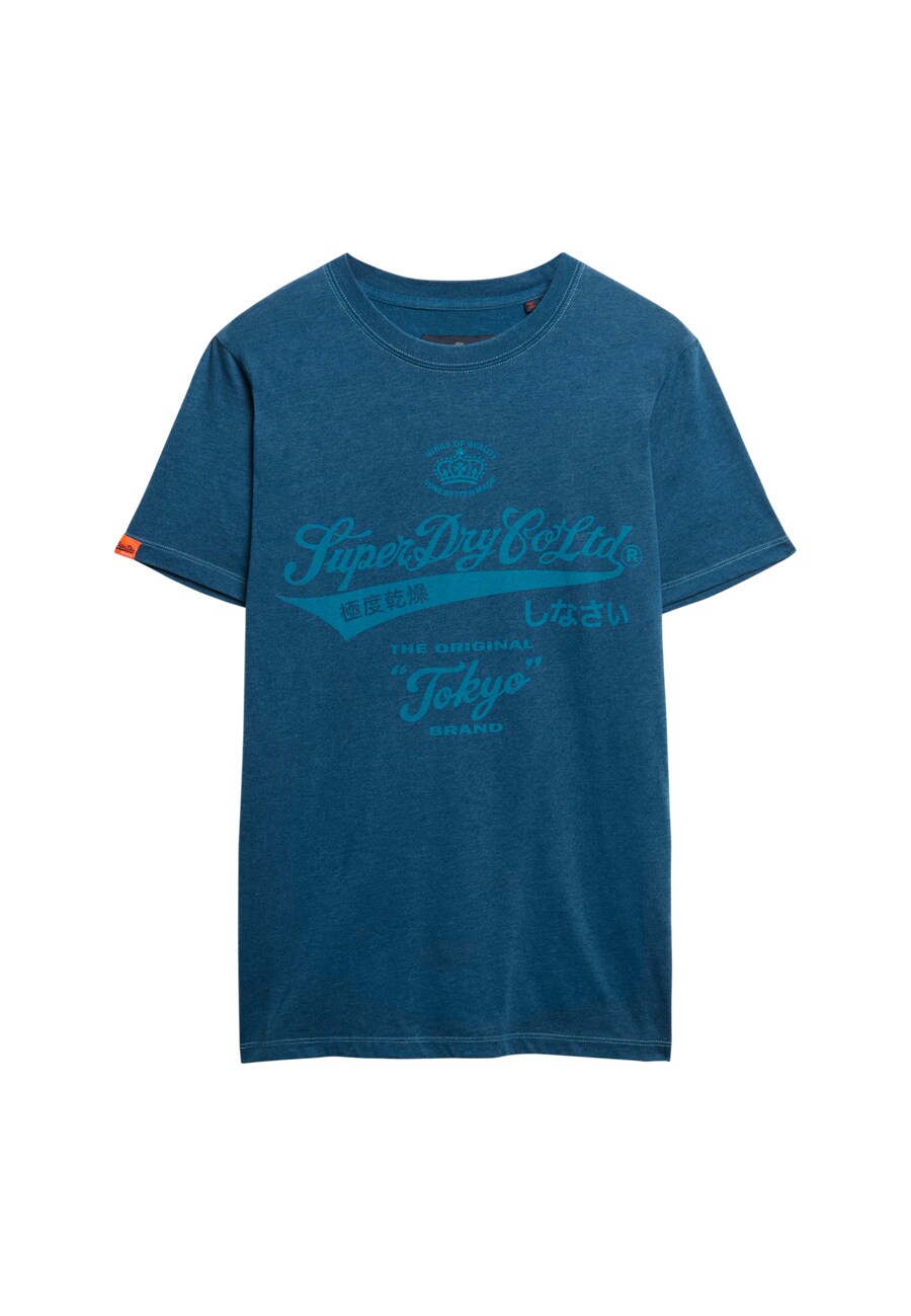 

Рубашка Superdry, цвет Blue/Cyan blue