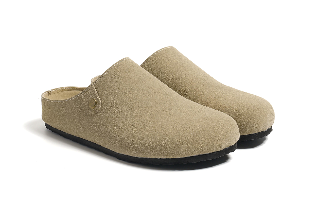 Слипоны мужские Slip Resistant Abrasion Resistant Closed Toe HUANQIU, хаки — фото 3
