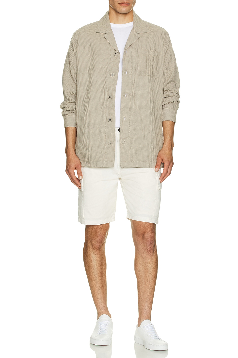 

Sandwood Waffle OverРубашка Barbour, Concrete