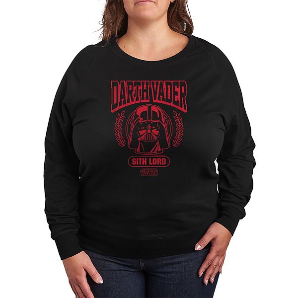 

Футболка с длинным рукавом Darth Vader Collegiate French Terry plus size Star Wars