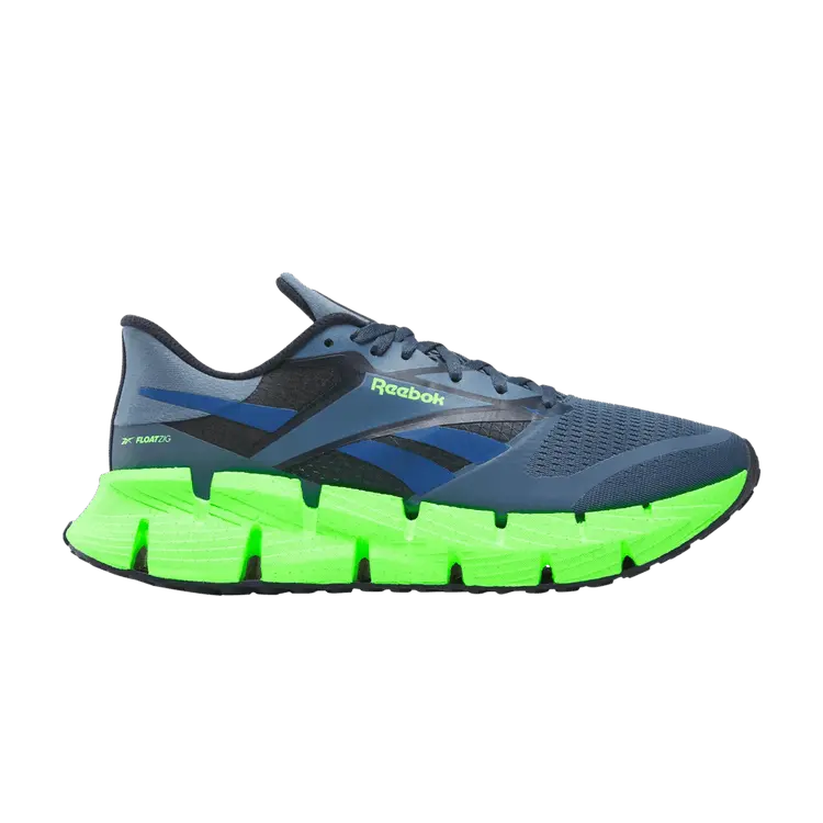 

Кроссовки Reebok FloatZig 1 Twilight Blue Solar Lime, синий