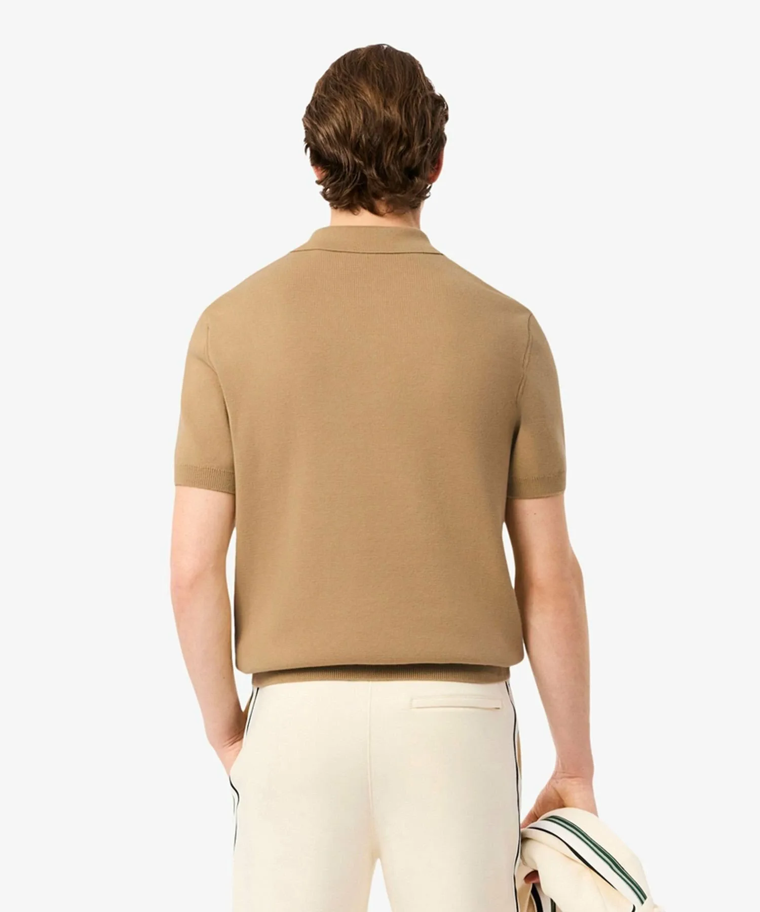 Воротник вязаный LACOSTE Beige — фото 3
