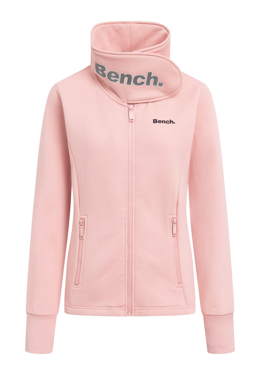 

Толстовка с капюшоном на молнии BENCH, розовый