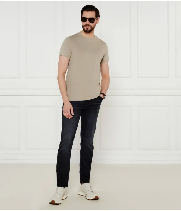 Футболка Slim fit Calvin Klein, бежевый — фото 2