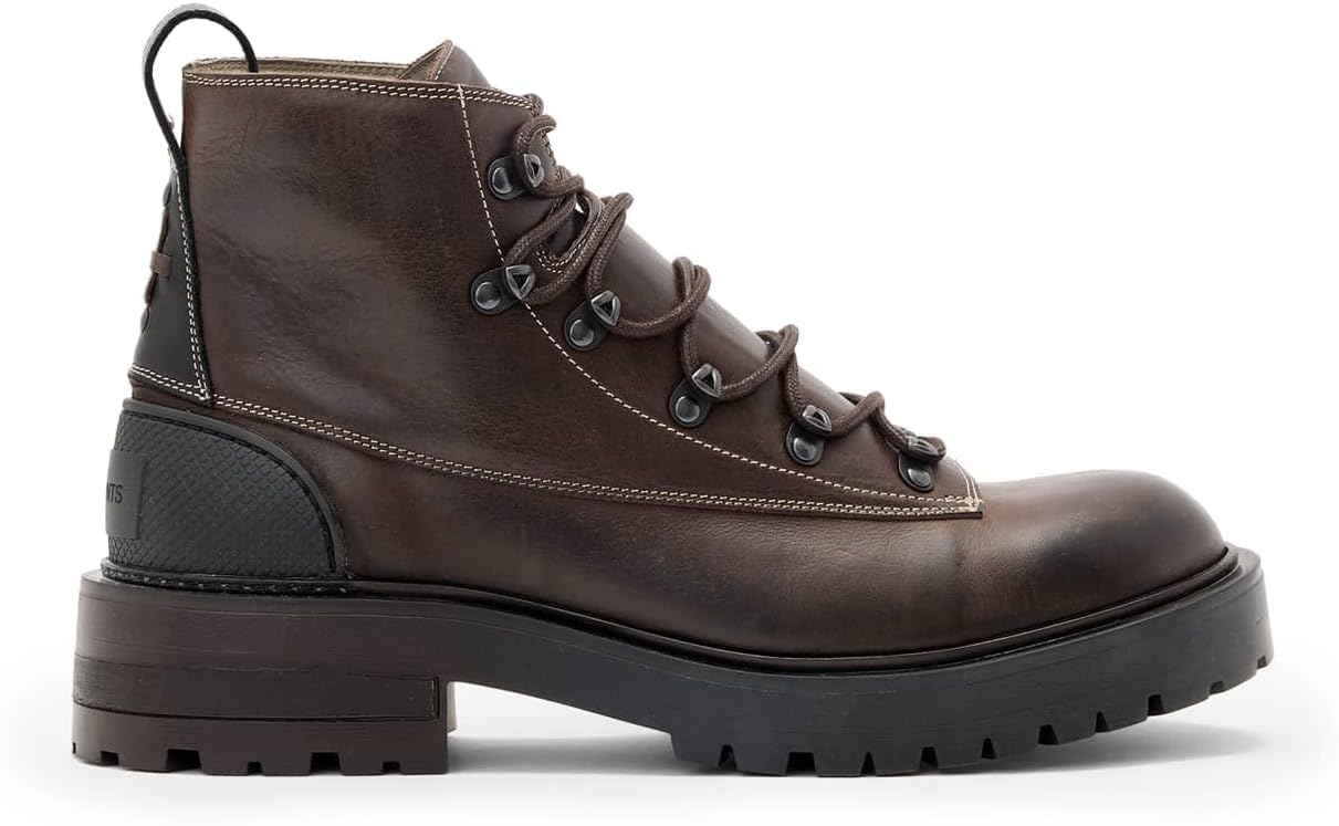

Мужские походные ботинки AllSaints Mccoy, темно-коричневый