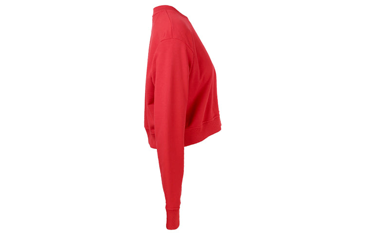 Толстовка (WMNS) FENDI SS21 Logo Printing Round-neck Swea Red — фото 4